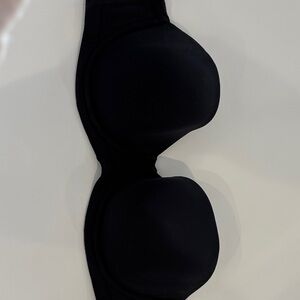 Black strapless Bra 34DD